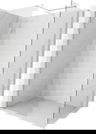 Mexen Kioto-X duschvägg Walk-in 100 x 90 cm, transparent 10 mm, borstad nickel - 800-100-202-97-00-090-X