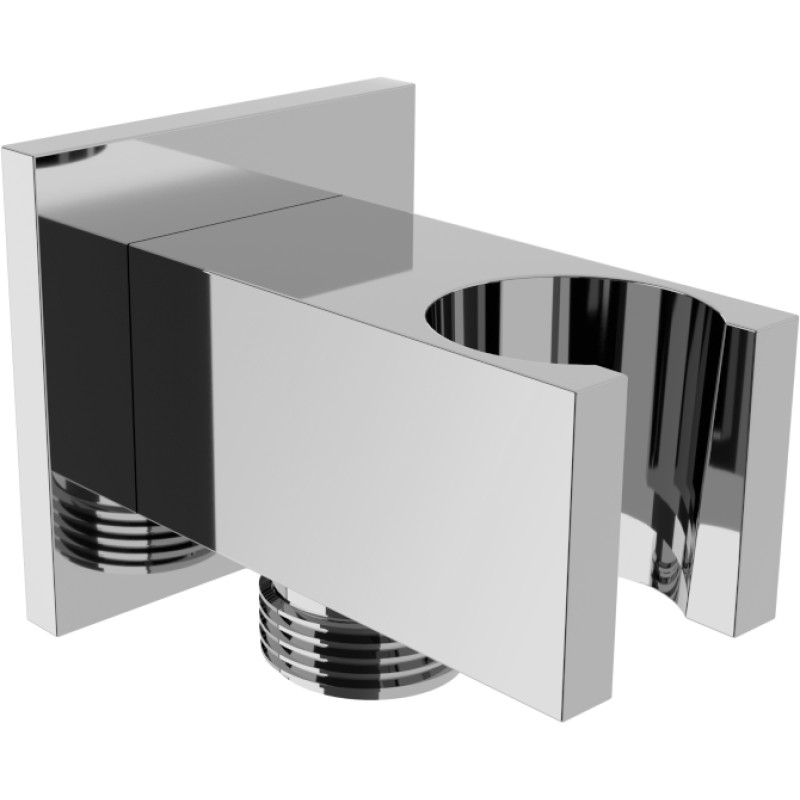 Mexen Cube angle connector, chrome - 79300-00