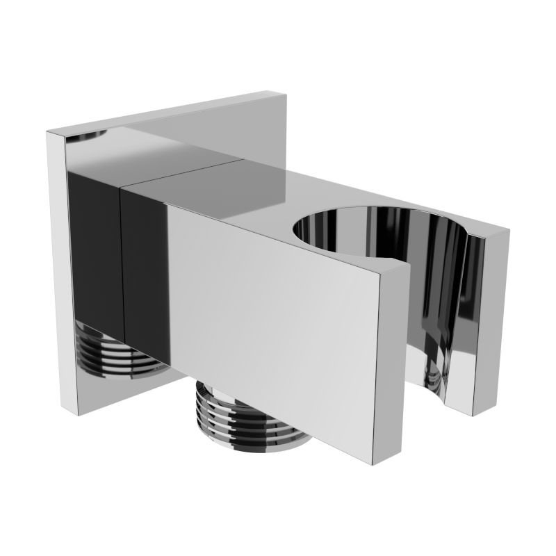 Mexen Cube angled connection, chrome - 79300-00