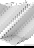 Mexen Kioto-XF parete doccia Walk-in con cornice 160 x 110 cm, trasparente 10 mm, cromo - 800-160-202-04-00-110-XF