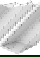 Mexen Kioto-XF paroi de douche Walk-in avec cadre 140 x 120 cm, transparent 10 mm, chrome - 800-140-202-04-00-120-XF