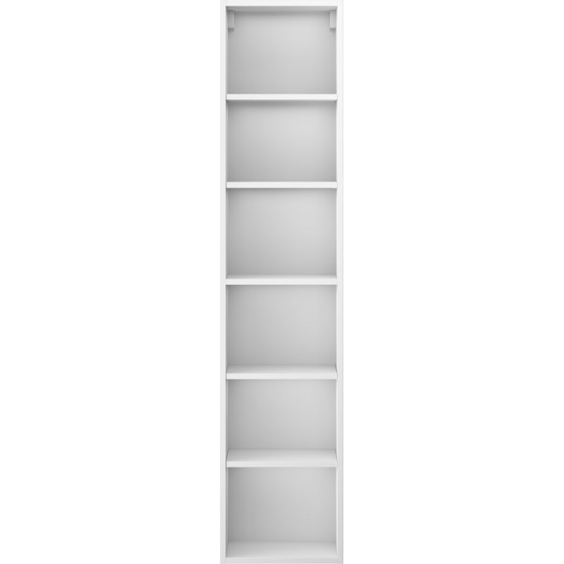 Mexen Box-A kylpyhuoneen pylväsrungon 35 cm, valkoinen matta - 91AX1-1600-300-1-01