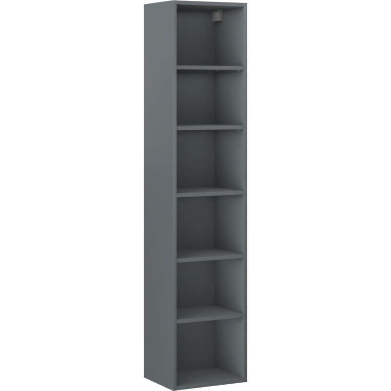 Mexen Box-A vannitoa kõrge kapi korpus 35 cm, matt grafiit - 91AX1-1600-300-1-66