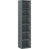 Mexen Box-A korpus słupka łazienkowego 35 cm, grafit mat - 91AX1-1600-300-1-66