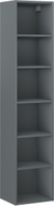 Mexen Box-A vannitoa kõrge kapi korpus 35 cm, matt grafiit - 91AX1-1600-300-1-66