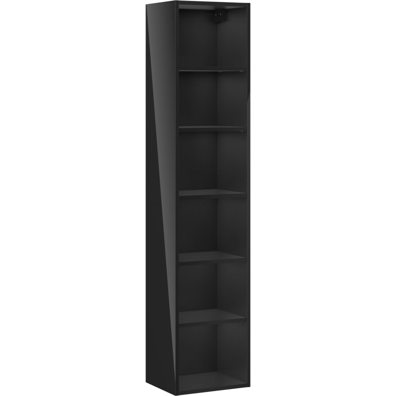 Mexen Box-A kropp för badrumspelare 35 cm, svart glans - 91AX1-1600-300-1-70