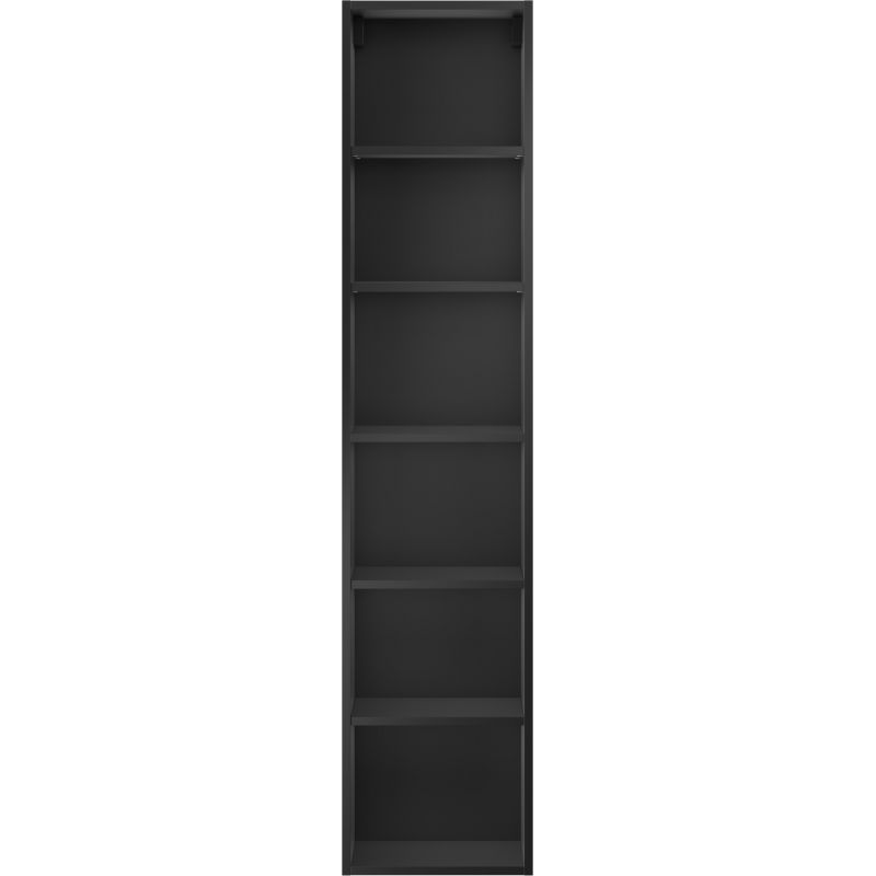 Mexen Box-A cuerpo de la columna de baño de 35 cm, negro mate - 91AX1-1600-300-1-71