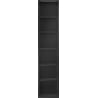 Mexen Box-A korpus słupka łazienkowego 35 cm, czarny mat - 91AX1-1600-300-1-71