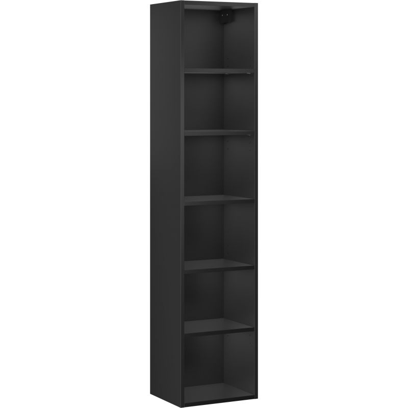 Mexen Box-A telo kopalnice kopalnice za kopalnico, 35 cm, črna mat - 91AX1-1600-300-1-71