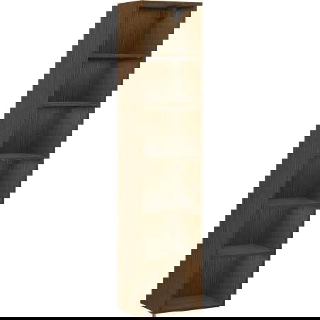 Mexen Box-A Column Cabinet Body 35 cm, Walnut - 91AX1-1600-300-1-86