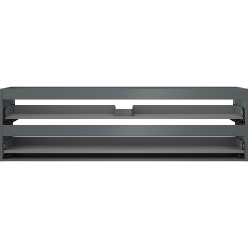 Mexen Box-A valamualuse kapi korpus 160 cm, 2 sahtlit, matt grafiit - 91AX0-1600-470-2-66