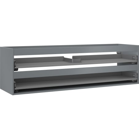 Mexen Box-A Korpus des Waschtischunterschranks 160 cm, 2 Schubladen, Mattgraphit - 91AX0-1600-470-2-66