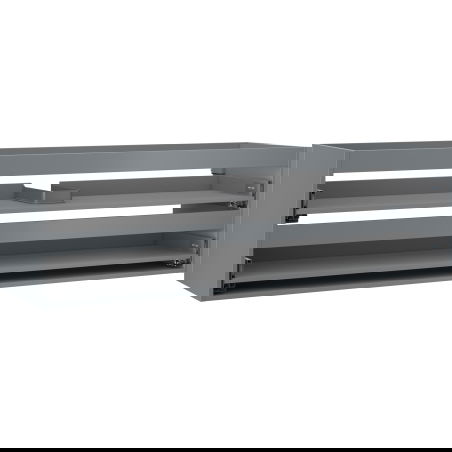 Mexen Box-A stommen av underskåp 160 cm, 2 lådor, grafit matt - 91AX0-1600-470-2-66