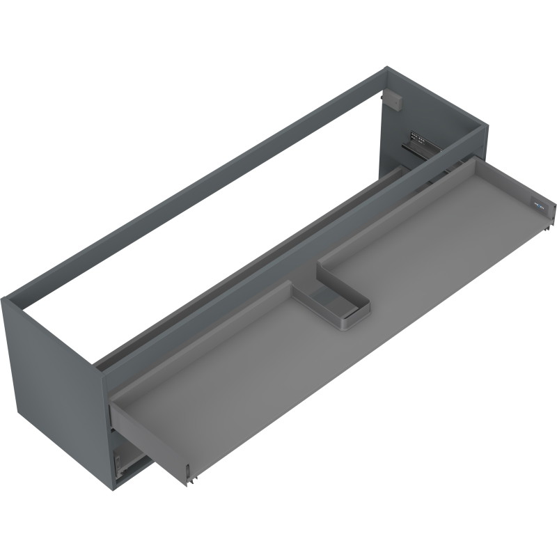 Mexen Box-A valamualuse kapi korpus 160 cm, 2 sahtlit, matt grafiit - 91AX0-1600-470-2-66