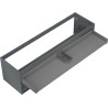 Mexen Box-A valamualuse kapi korpus 160 cm, 2 sahtlit, matt grafiit - 91AX0-1600-470-2-66