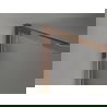 Mexen Kioto-XF inloopdouchewand met frame 120 x 90 cm, transparant 10 mm, roze goud - 800-120-202-04-60-090-XF
