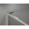 Mexen Kioto-F L Walk-in dušisein raamiga 80 x 202 cm, läbipaistev 8 mm, harjatud nikkel - 800-080-174-97-00