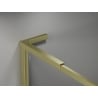 Mexen Kioto-XF L Duschabtrennung Walk-in mit Rahmen 80 x 202 cm, transparent 10 mm, gold gebürstet - 800-080-174-55-00-XF