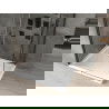 Mexen Omega douchecabine schuifdeur 100 x 70 cm, transparant, zwart + Flat douchebak, wit - 825-100-070-70-00-4010B
