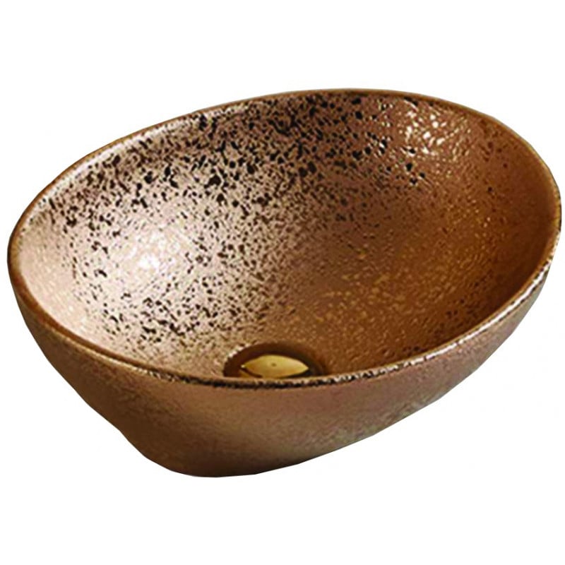 Mexen Elza Aufsatzwaschbecken 40 x 33 cm, kupfer - 21014051