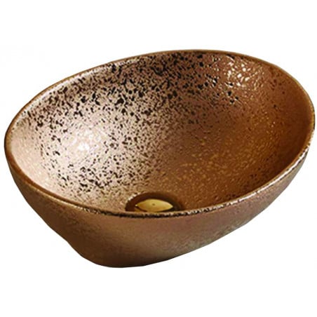 Mexen Elza lavabo à poser 40 x 33 cm, cuivre - 21014051