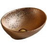 Mexen Elza countertop washbasin 40 x 33 cm, copper - 21014051