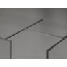 Mexen Kioto-XF Duschwand Walk-in mit Rahmen 100 x 70 cm, transparent 10 mm, gun metal - 800-100-202-04-95-070-XF