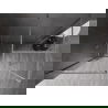 Mexen Kioto-XF douchewand Walk-in met frame 140x80 cm, transparant 10 mm, geborsteld nikkel - 800-140-202-04-97-080-XF
