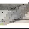 Mexen Omega Duschkabine Schiebetür 120 x 100 cm, transparent, schwarz + Duschwanne Flat, weiß - 825-120-100-70-00-4010B