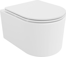 Mexen Sofia miska wc Rimless z deską wolnoopadającą slim, duroplast, biała połysk - 30540300