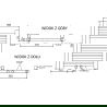 Mexen Mars elektrischer Heizkörper 500 x 400 mm, 300 W, gold - W110-0500-400-2300-50