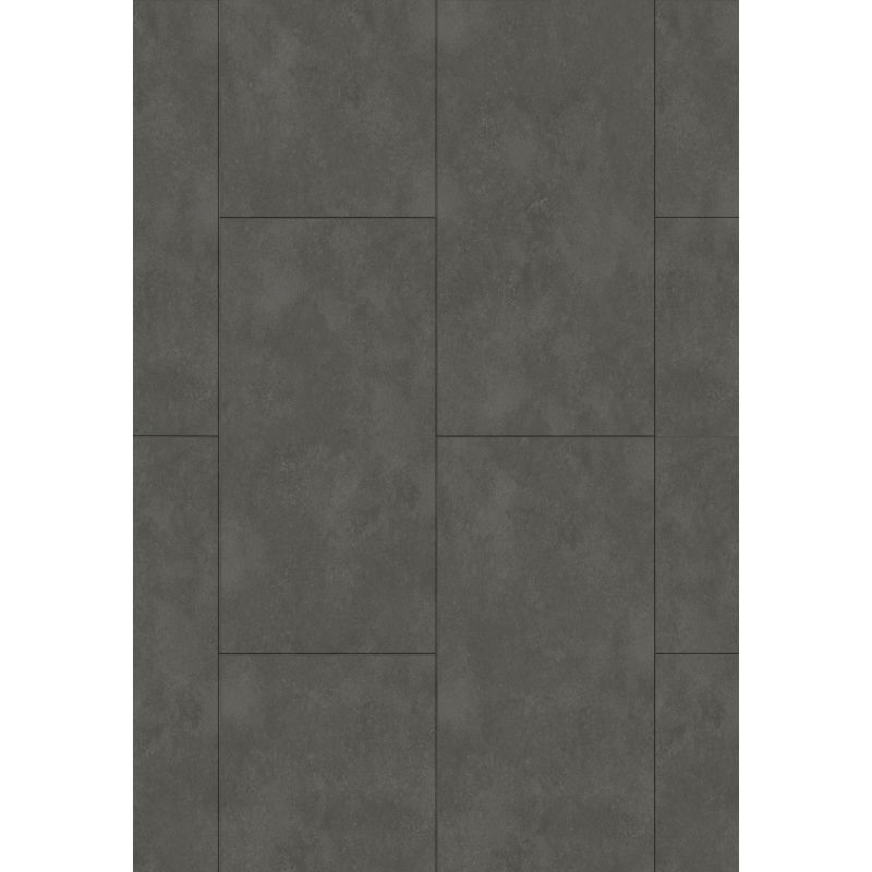 Mexen Steel Black panneaux vinyles 610 x 305 mm SPC 6,5 mm, sous-couche IXPE 1,5 mm, 4 V-Fuge, Pierre - F1148-0610-305-505-4V1-?