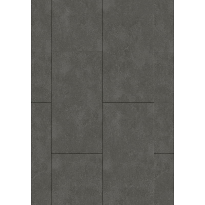 Mexen Steel Black δείγμα πάνελ βινυλίου SPC 6,5 mm, υπόστρωμα IXPE 1,5 mm, 4 V-Fuga, Πέτρα