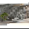 Mexen Omega douchecabine schuifbaar 130 x 100 cm, transparant, zwart + Flat douchebak, wit - 825-130-100-70-00-4010B