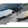 Mexen Luna vrijstaande badkuip 140 x 75 cm, wit/zwart, goud geborstelde overloop - 52031407575-55