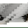 Mexen Roma douchecabine scharnierend 80 x 100 cm, transparant, chroom + Flat douchebak, zwart - 854-080-100-01-00-4070