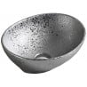 Mexen Elza countertop washbasin 40 x 33 cm, silver - 21014052