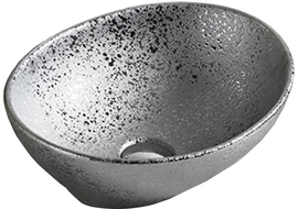 Mexen Elza lavabo à poser 40 x 33 cm, argent - 21014052