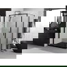 Mexen Exo Duschkabine schwenkbar 85 x 95 cm, transparent, schwarz - 817-085-095-70-00