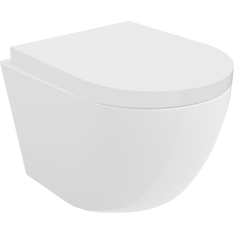 Mexen Lena WC-Schüssel Rimless Tornado mit Softclose-Sitz, duroplast, weiß glänzend - 30220200T