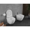 Mexen Lena miska wc Rimless Tornado z deską wolnoopadającą twarda, duroplast, biała połysk - 30220200T