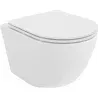 Mexen Lena sanitário wc Rimless Tornado com tampa de fechamento suave slim, duroplasto, branco brilhante - 30220300T