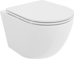 Mexen Lena WC-Schüssel Rimless Tornado mit Softclose-Slim-Sitz, Duroplast, Weiß Glanz - 30220300T