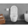 Mexen Lena miska wc Rimless Tornado z deską wolnoopadającą slim, duroplast, biała połysk - 30220300T