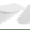 Mexen Lena wc-pot Rimless Tornado met langzaam sluitende slanke zitting, duroplast, wit glanzend - 30220400T