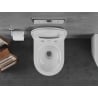 Mexen Lena Rimless Tornado WC Bowl with Slim Soft-Close Seat, Duroplast, Glossy White - 30220400T