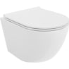 Mexen Lena WC-Schüssel Rimless Tornado mit Absenkautomatik Slim, Duroplast, Weiß Glanz - 30220500T