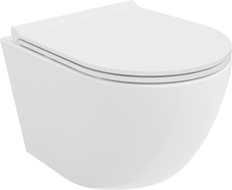 Mexen Lena WC-pott Rimless Tornado aeglaselt sulguva slim-kaane, duroplastik, läikiv valge - 30220500T
