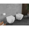 Mexen Lena WC školjka Rimless Tornado s usporavajućim slim sjedalom, duroplast, bijeli sjaj - 30220500T
