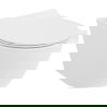 Mexen Lena wc-pot Rimless Tornado met slanke, soft-close duroplast zitting, wit glanzend - 30224000T